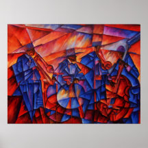 Big Band Posterdruck