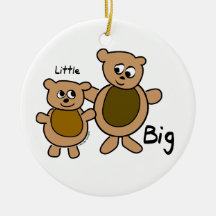 Big Bear wenig Bär Weinachtsornamente