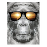 Bigfoot in den Schatten Postkarte