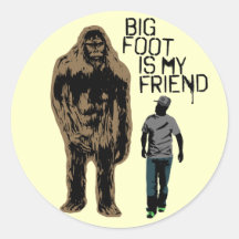 Bigfoot ist mein Freund Sticker