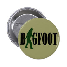 Bigfoot-Text u. grüne squatch Grafik Button