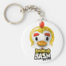 BigHead-heftiger Schlag Plushie Huhn Keychain Schlüsselbänder