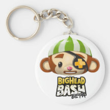 BigHead-Schlag-Affe Plushie Schlüsselband