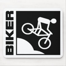 biker radfahrer bike mtb mountainbike downhill mauspad