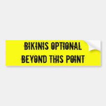 Bikinis OptionalBeyond dieser Punkt Auto Aufkleber