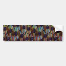 Bild der Digitalschallplatten Auto Sticker