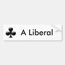 Bilder, ein Liberaler Autoaufkleber