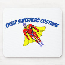 Billiges Superheld-Kostüm Mousepad