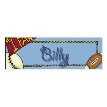 Billy trägt Lesezeichen zur Schau Visitenkarten Vorlagen