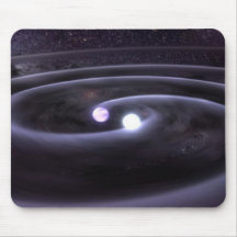 Binärer weiße Zwerg Mousepad