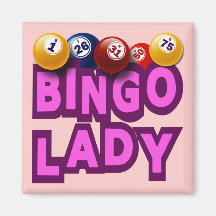 BINGO-DAME KÜHLSCHRANKMAGNET