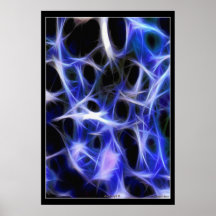 Bio Fraktal-Digital-Kunst-Plakat