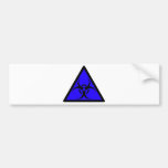 Biogefahren-oder Biogefährdung-Zeichen-Symbol-warn Autoaufkleber