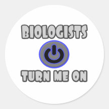 Biologen schalten mich ein sticker