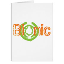Bionic nervöse Logo-T-Shirts und Geschenke Karten