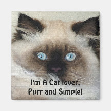 Birman - Ragdoll Katze Haustier-Liebhaber Magnet Magnete