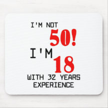 Birthday 50th mouse pads