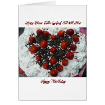 Birthday Cake Greeting Cards