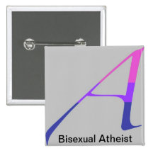 Bisexueller AtheistPin Anstecknadelbutton