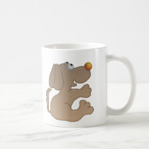 Bitten des Hündchens Kaffee Tassen