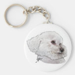 Bizou das Bichon im tiefen Gedanken Schlüsselband