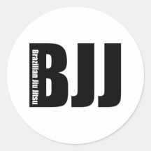 BJJ - Brasilianer Jiu Jitsu Runde Sticker