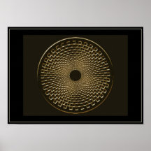 blackhole für Gold Posterdruck