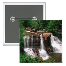 Blackwater-Fälle, West Virginia, landschaftlich, Anstecknadelbutton