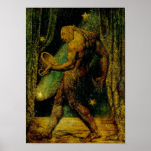 Blake-Geist eines Flohs Plakat