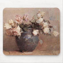 Blasse Rosen - Mousepad