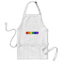 Blatt-Klee des Regenbogen-vier Schürze