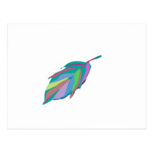 Blatt Postkarte