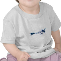 Blau der Waffen-X Tshirts