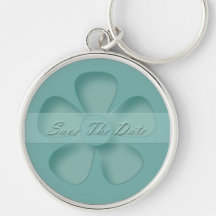 Blau Save the Date keychain1 Schlüsselbänder