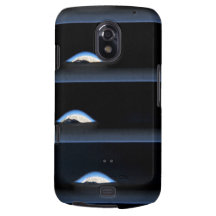 Blau-Schwarze Blasen Galaxy Nexus Hüllen