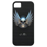 Blau Winged Schädel iPhone 5 Fall iPhone 5 Case