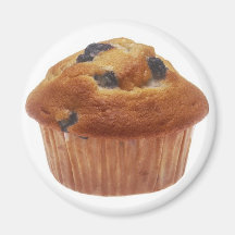 Blaubeermuffin Kühlschrankmagnete
