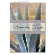 Blaue Agave 1 Wedding Glühen Save the Date Grußkarten