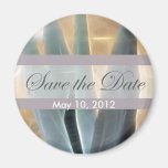 Blaue Agave 1 Wedding Glühen Save the Date Kühlschrankmagnete