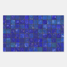 Blaue Badezimmer-Fliesen Sticker