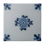 Blaue Fliese klassischer Antiquarian-Delfts - Blum