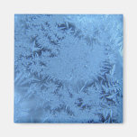 Blaue Flocken Kühlschrankmagnete