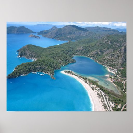 Blaue Lagune Posterdruck