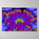 Blaue Regenbogen-Schlucht Posterdruck