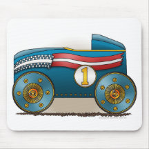 Blaue Seifen-Waggon-Mausunterlage Mousepad