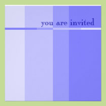 Blaue Weiterentwicklungs-moderne Party Einladung einladungen