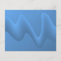 Blaue Wellen-abstrakter Bild-Entwurf Flyer Druck