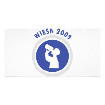 blaue wiesn Ikone 2009 Bilderkarten
