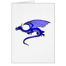Blauer Drache Karte