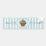 Blauer extravaganter Kuchen Autosticker